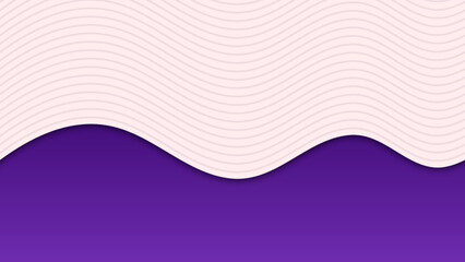 Abstract background purple wave simple modern elegant premium vector