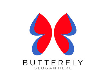 Creative Butterfly vector logo template. Beauty salon - sign creative illustration.