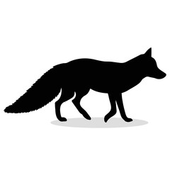 Foxe Silhouette, cute Foxe Vector Silhouette, Cute Foxe cartoon Silhouette, Foxe vector Silhouette, Foxe icon Silhouette, Foxe Silhouette illustration, Foxe vector															