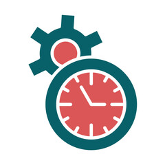 Time Management Icon Style