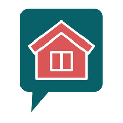 House Chat Icon Style