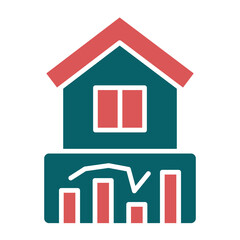 House Stats Icon Style