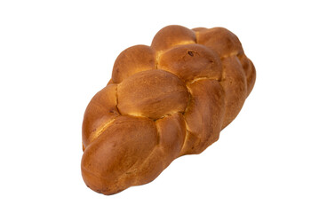 the traditional challah, braided sweet white bread, plait 