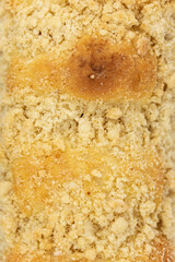 the homemade tasty yeast cake