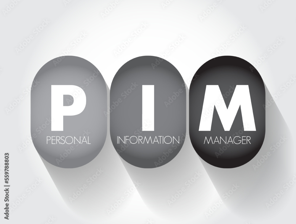 Poster pim personal information manager - type of application software that functions as a personal organiz