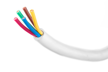 Colorful power copper electrical wire