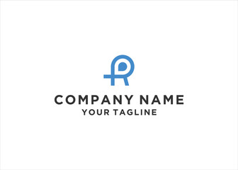 Obraz premium Initial Letter R Monogram Logo Design Vector