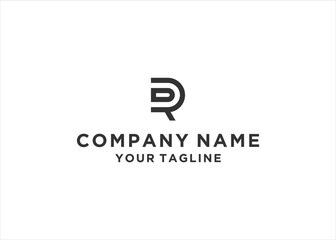 Initial Letter RD Monogram Logo Design Vector