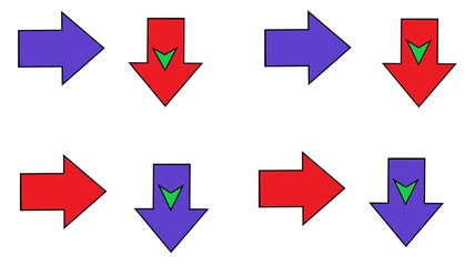 set of arrows