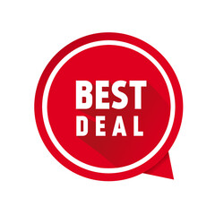 Best deal banner. Best deal badge icon. Discount price offer. vector template design.