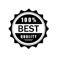 Best quality stamp. Best quality seal. 100% best quality Product Stamp of Best Quality Logo. Flat design.
