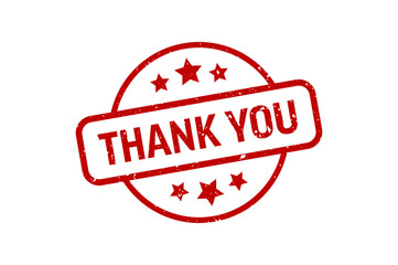 Thank You - Stamp, Imprint, Seal Template. Vector Stock Illustration