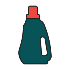 Detergent vector icon.Color vector icon isolated on white background detergent.