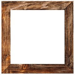  PNG Wooden frame isolated on transparent background