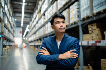 Fototapeta premium Logistics and export of business..