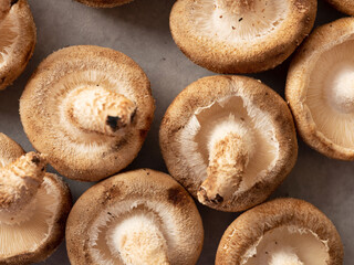 fresh shiitake mushrooms, food ingredients