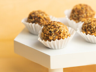 Brigadeiro dessert peanut