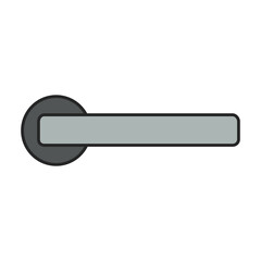 Door lock vector icon.Color vector icon isolated on white background door lock.