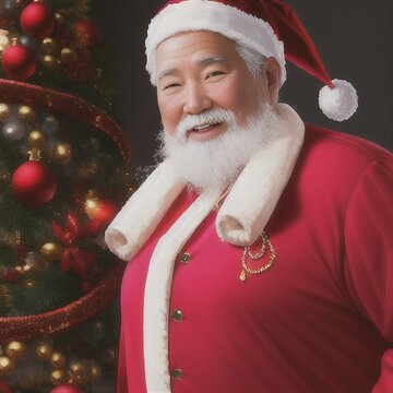 Asian Pacific Santa Claus