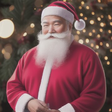 Asian Pacific Santa Claus