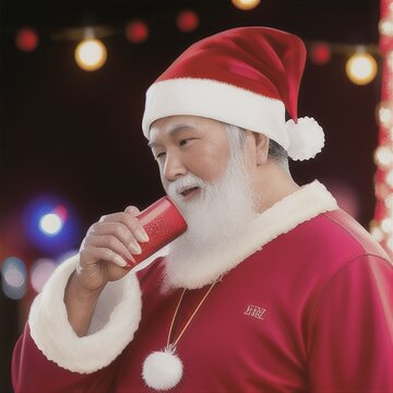 Asian Pacific Santa Claus