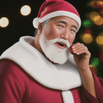 Asian Pacific Santa Claus