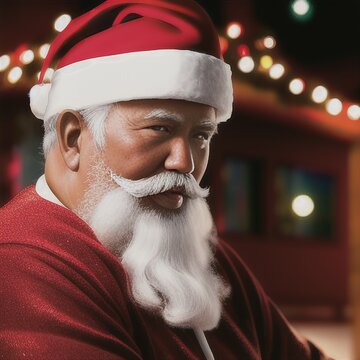 Asian Pacific Santa Claus