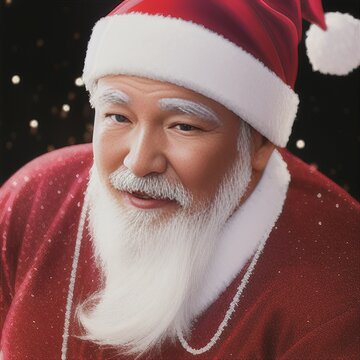 Asian Pacific Santa Claus