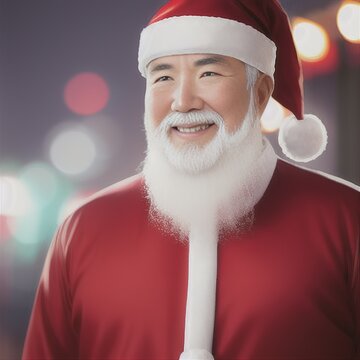 Asian Pacific Santa Claus