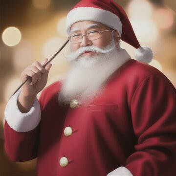 Asian Pacific Santa Claus