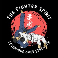 jiujitsu logo vector