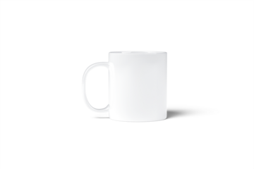 Realistic Mug Blank Mockup PNG