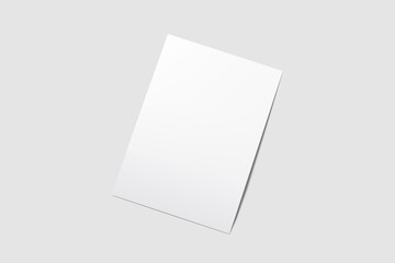 A4 Flyer Blank Mockup