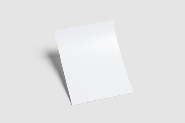 A4 Flyer Blank Mockup
