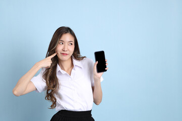 Girl in Student Uniform