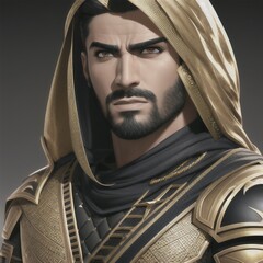 Desert RPG Man Character