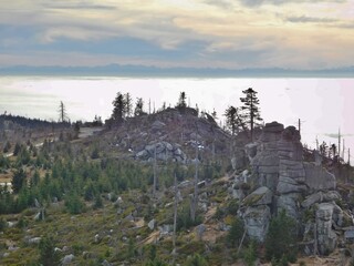 The Dreisesselberg is a mountain in Bavaria, Germany, in the Bavarian Forest that is 1,333 metres high Three of the Chair Berg is a 1,333 m high mountain in the Bavarian Forest in Bavaria (Germany).