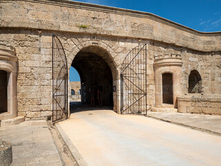Fototapeta na wymiar Fortaleza de la Mola, La Mola Fortress, Balearic Islands, Maó, Mahon, Menorca, Balearic Islands, Spain,