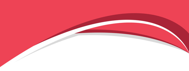 Red Border header and footer