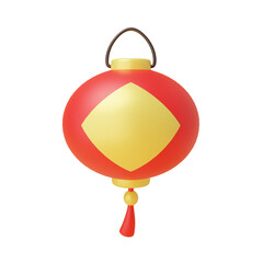 Asia lantern 3d render