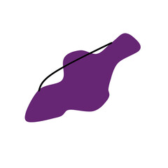 Abstract doodle blob illustration