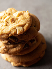 White Chocolate Cookie Close up