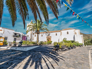 Fototapeta na wymiar Church cathedral in Betancuria on Fuerteventura, Spain