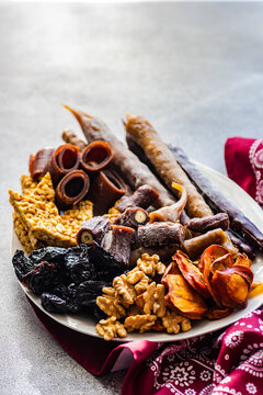 Traditional georgian dessert set