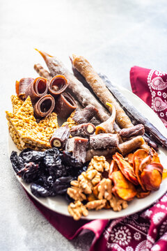 Traditional georgian dessert set