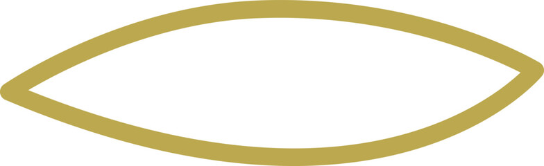 Abstract hand drawn leaf flat icon