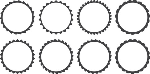 vector illustration of gray colored award banners