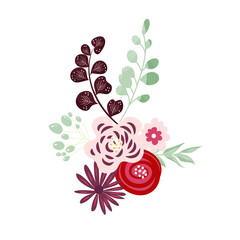 Floral Vector Arrangement