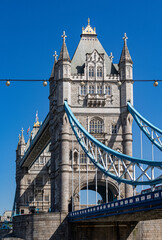 Fototapeta na wymiar Tower bridge London sightseeing point, tourist attraction