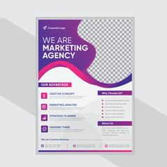 Corporate business flyer template
